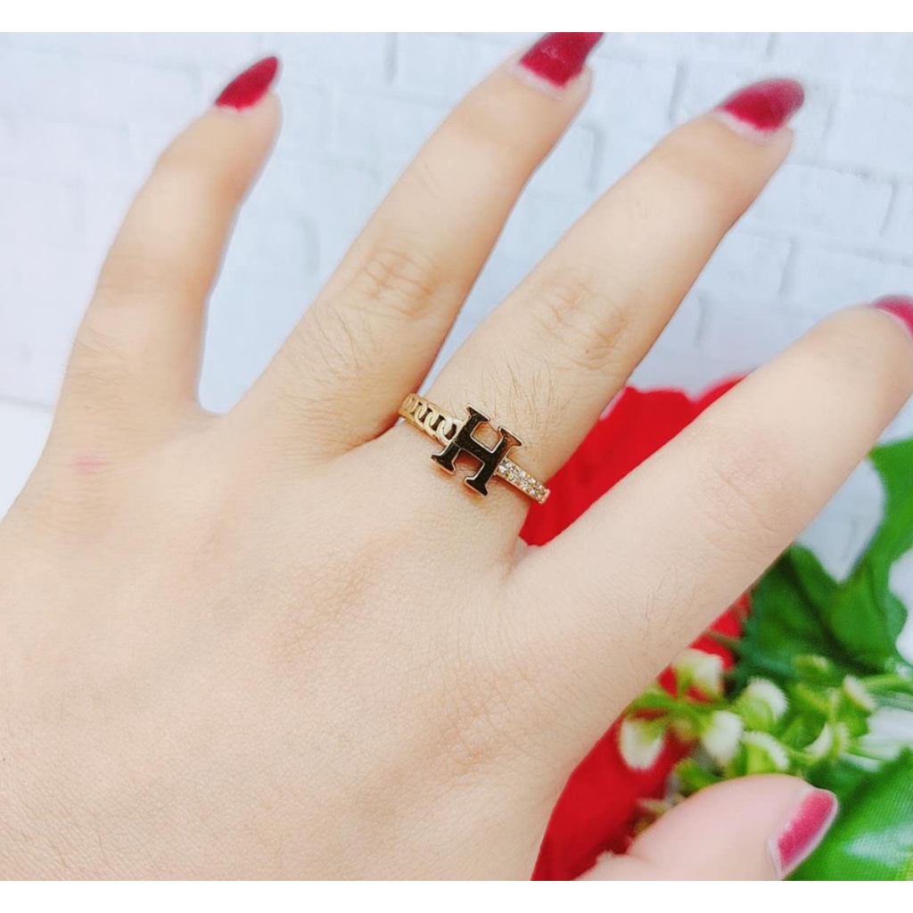 Cincin Titanium Anti Karta Permata Perhiasan Fashion 1315/1316/1317/1318