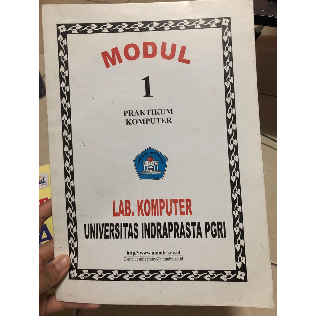 BUKU MODUL LAB KOMPUTER 1 UNINDRA PRESS