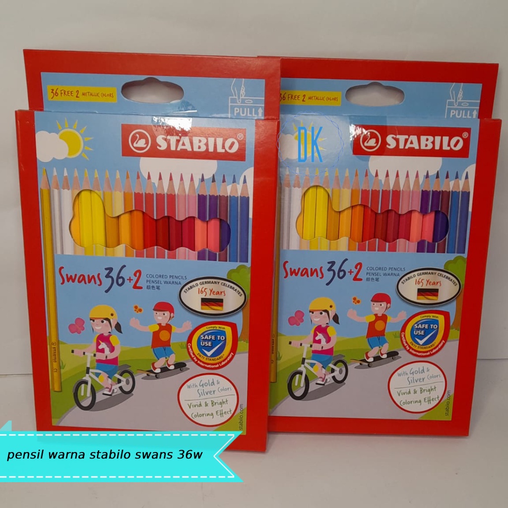 

pensil warna stabilo swans 36w