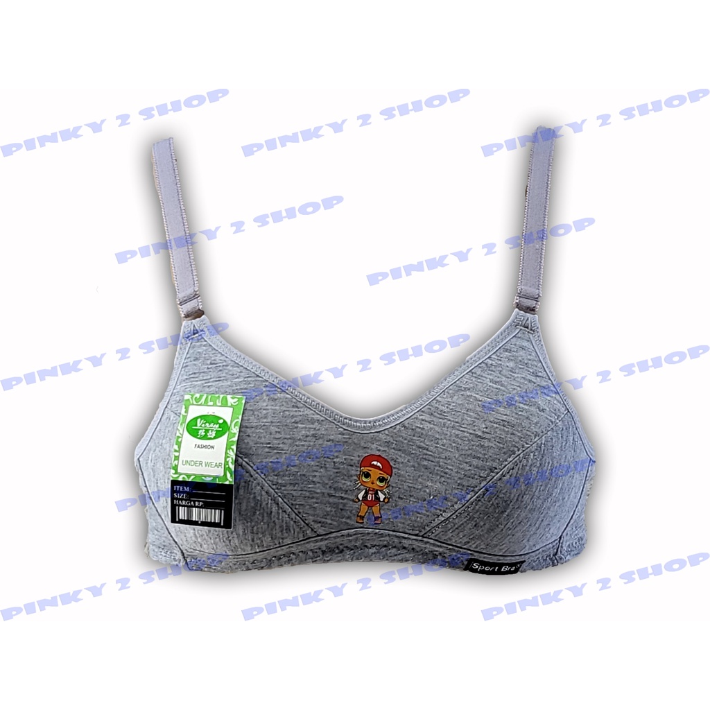 SPORTBRA REMAJA BH ABG POLOS TANPA BUSA SIZE 34 - 38