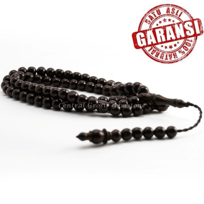 TASBIH 99 KAYU KAUKAH KOKKA KAOKA HITAM