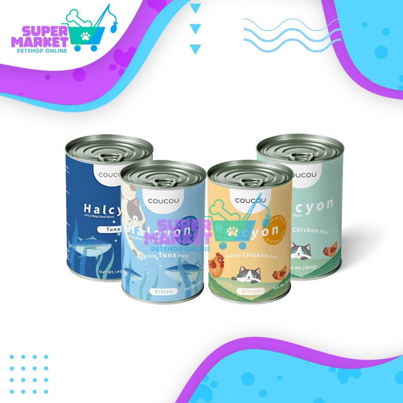 COUCOU Halcyon Cat Kaleng 400gr