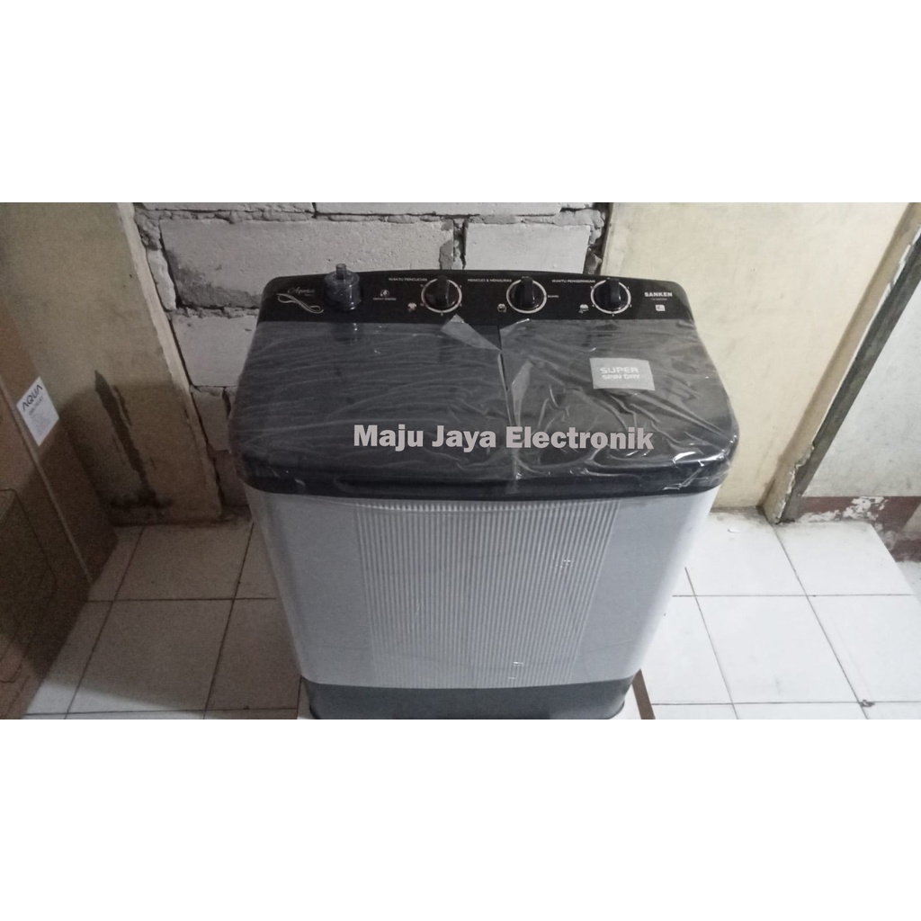 Mesin Cuci 2 Tabung SANKEN TW 8900 BK XTOR Technology 8 KG