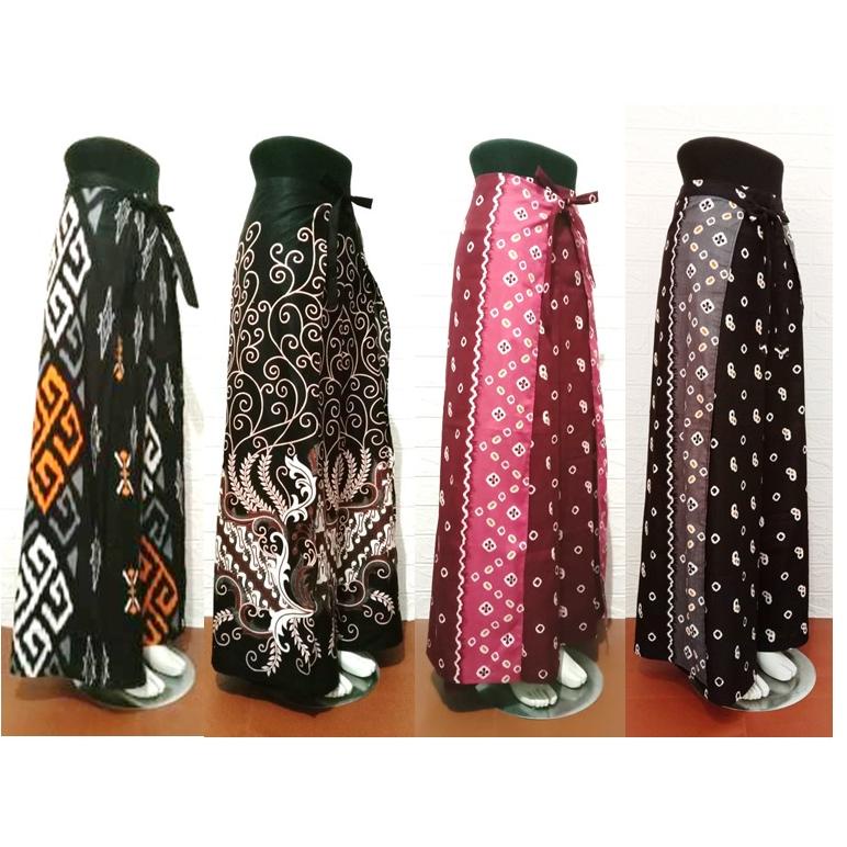 Ready Stok WRAP PANTS / CELANA IKAT BATIK KATUN HALUS cheni