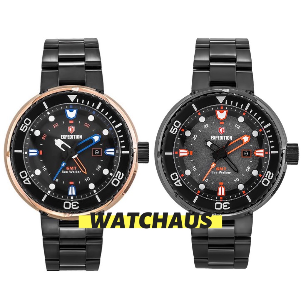 JAM TANGAN PRIA EXPEDITION E6727 E 6727 MDR ANALOG STAINLESS STRAP