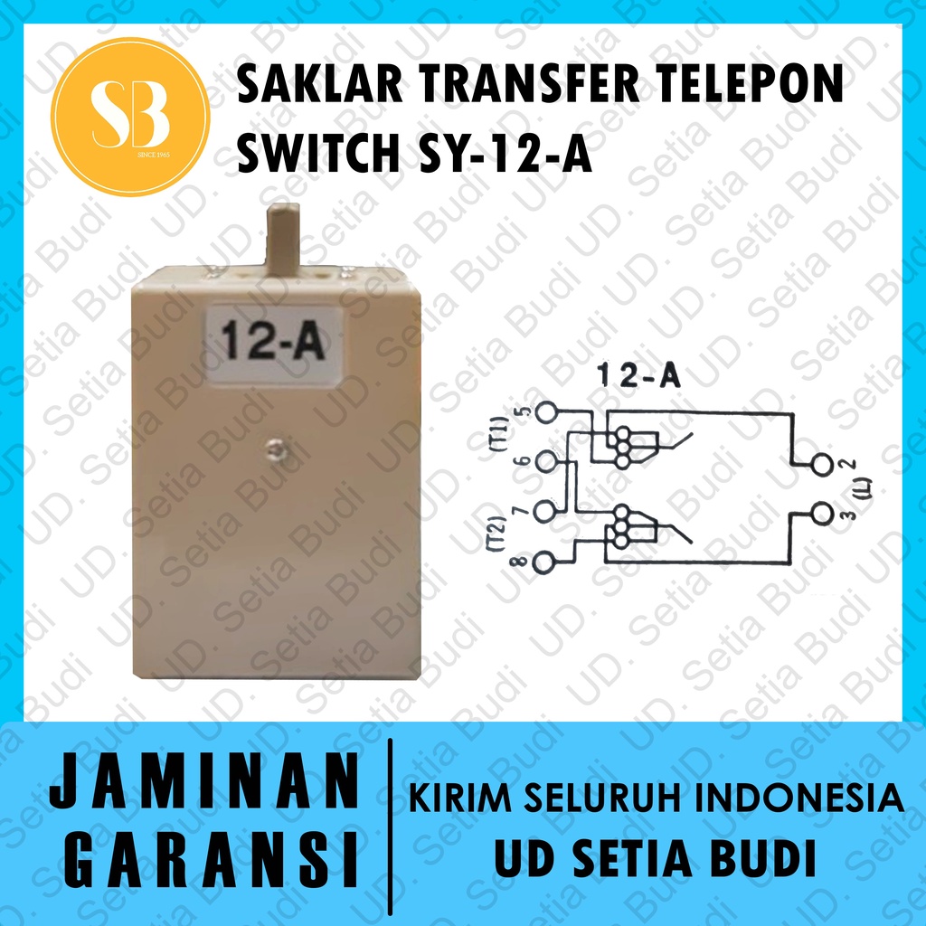 Saklar Telepon Transfer Switch SY-12A / SY-12K