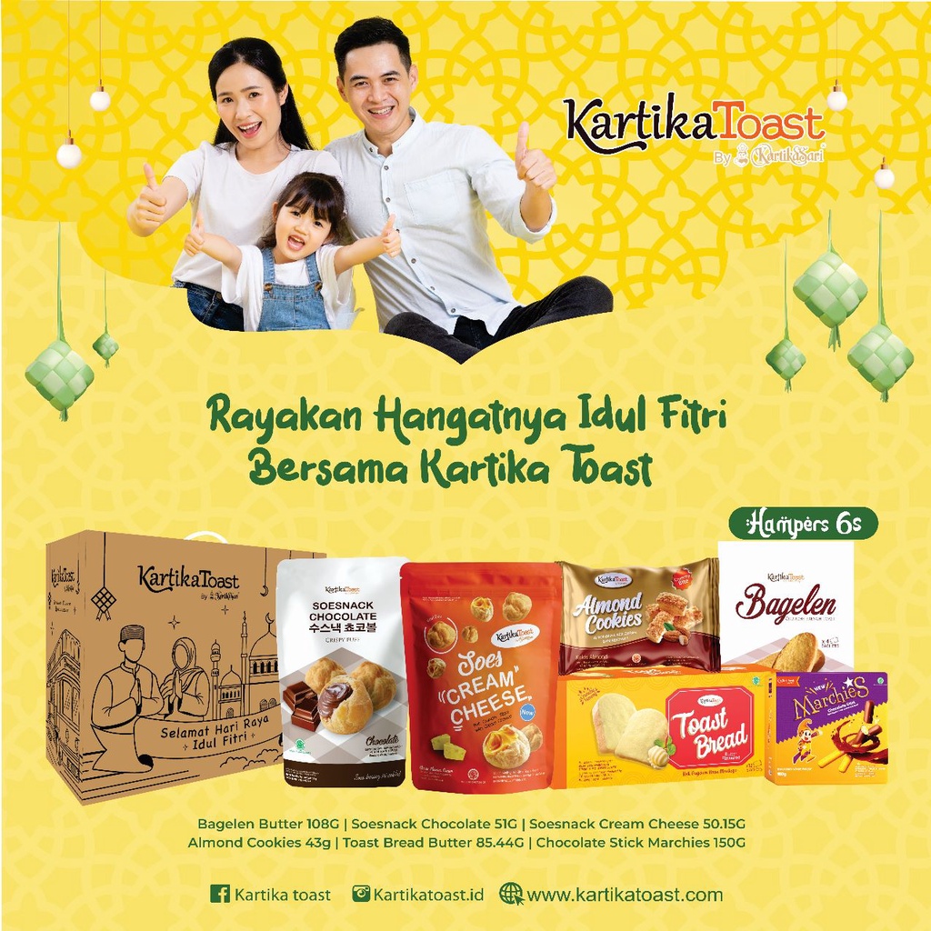 

Kartika Toast Hampers 6s