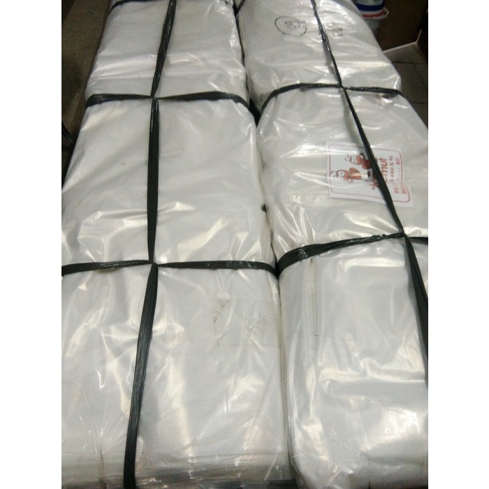 Terlaris Plastik Cor Bening Pe Tebal 0.3Mm Dua Lapis (Satu Rol = 100 Meter)