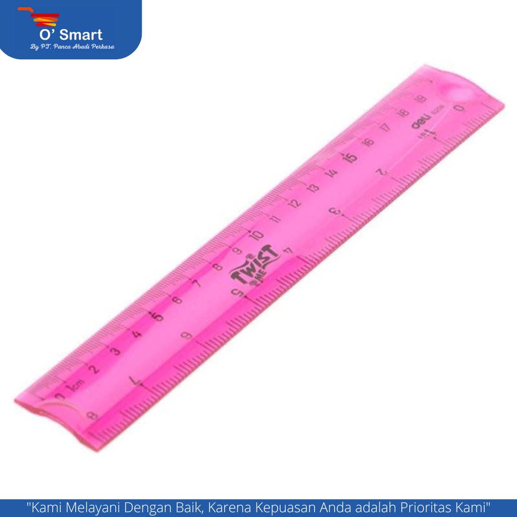 

DELI Penggaris Elastis 20 cm/30 cm Mistar Lentur Flexible Ruler - E6208/E6209