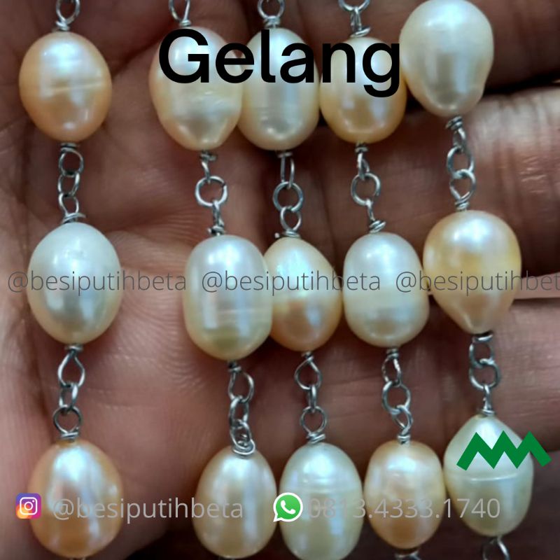 GelangTanganMutiara/GelangBesiPutih