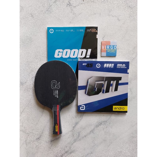 Andro Inizio FL,Andro Gtt45,Andro Good,bet pingpong Paket Rakit