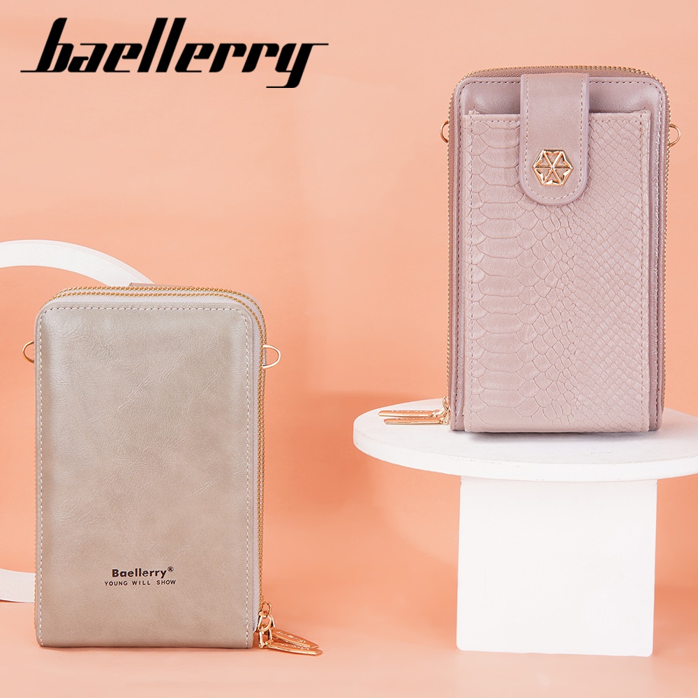 BAELLERRY N8629 Tas Selempang Wanita Tas Handphone Bahan Kulit PU Leather Premium WATCHKITE WKOS