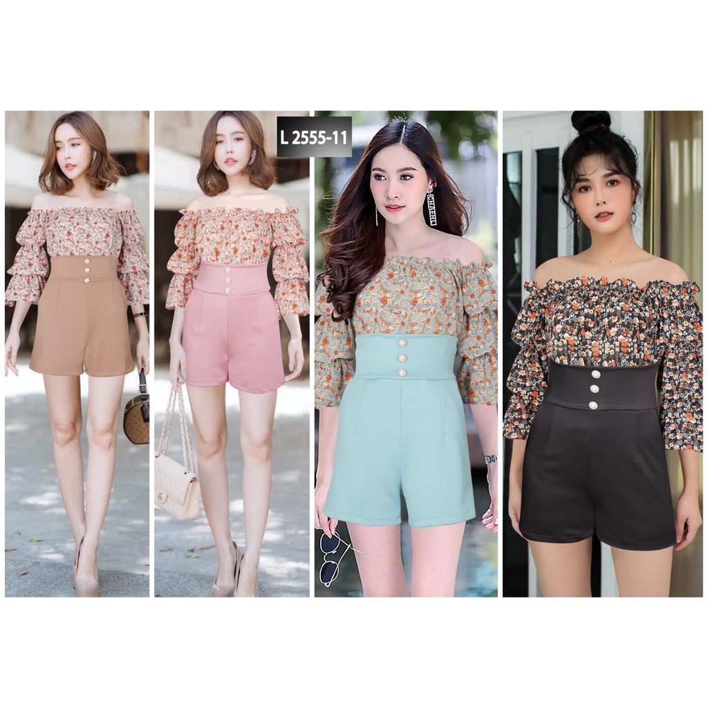 Joanne Fashion | Jumpsuit Sabrina Scuba Premium | Jumpsuit Scuba Wanita | Jumpsuit Chiffon (L 2555)