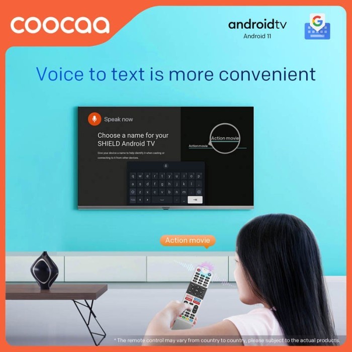 COOCAA LED TV 32 INCH -ANDROID 11.0- Digital TV 32S7G Garansi 3 Tahun