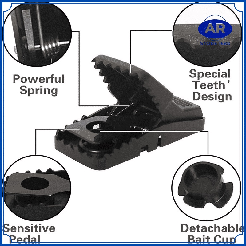 AR ALAT JEPIT PERANGKAP JEBAKAN TIKUS / JEPRETAN BAHAN PLASTIK TEBAL