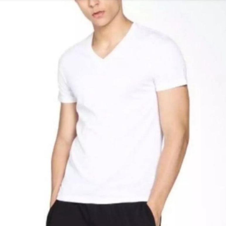 [spin1] KAOS POLOS V NECK PRIA/KAOS OBLONG V NECK PRIA/KAOS DALAMAN V NECK PRIA