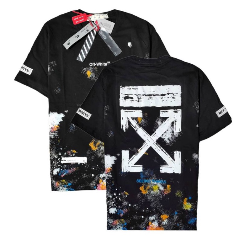 OFF-WHITE GALAXY T-shirt Full Print Oversize