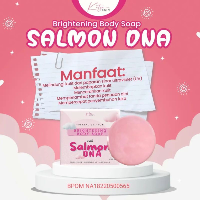 Sabun Katya Skin Pemutih Badan BPOM With Salmon DNA