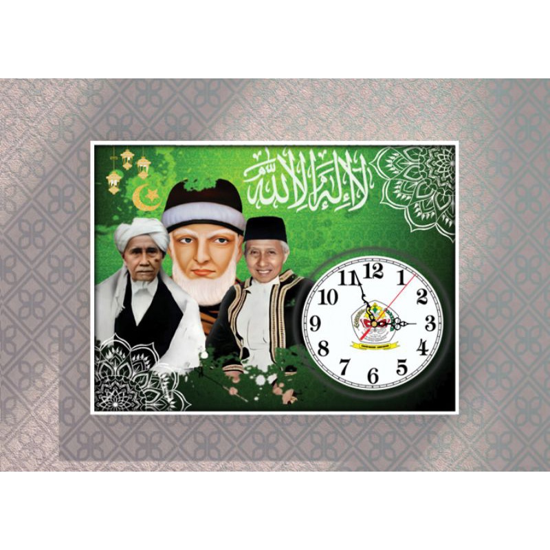 POSTER JAM DINDING| HIASAN DINDING TQN