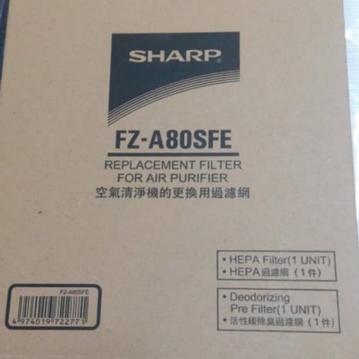 Hepa Filter Sharp Replacement Air Purifer FZ-A80SFE