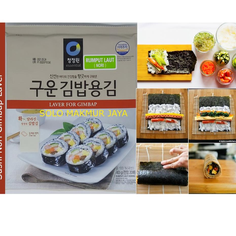 

Termurah✔️✔️Daesang Chung Jung One Sushi Nori Rumput Laut Seaweed KOREA 40 g
