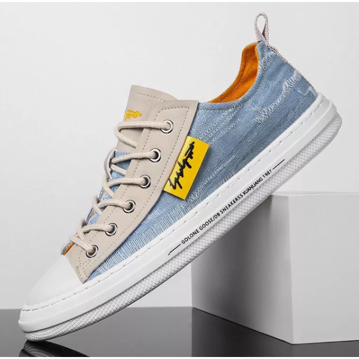 Sepatu Pria Sneakers Casual Sportstyle Pria Golone Overgrip Sepatu Sport Import Sneakers Kanvas