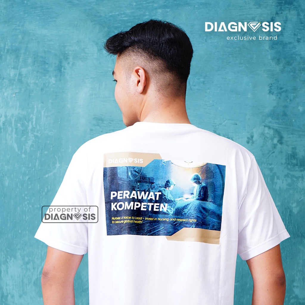 Kaos Perawat Kompeten - White Surgical Diagnosis Original