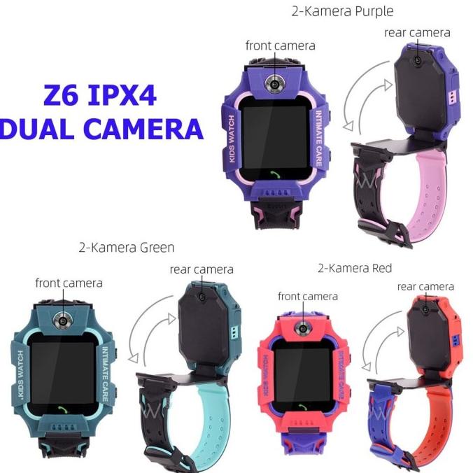 Jam Tangan Anak Imo Z6 Dual Camera Bahasa Indonesia Smartwatch Phone