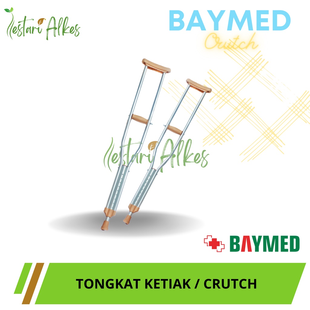 BAYMED CRUTCH / Tongkat Ketiak 1pasang