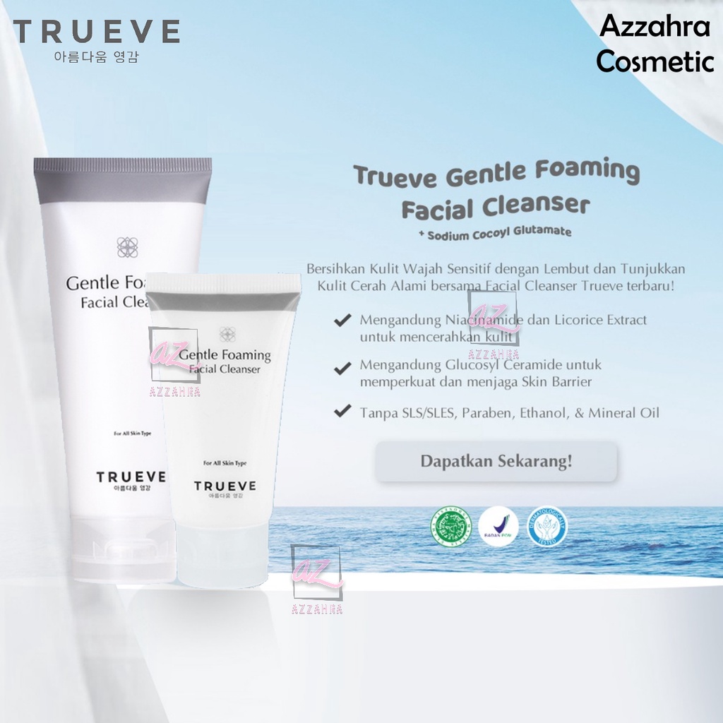TRUEVE Gentle Foaming Facial Cleanser 30gr / 100gr