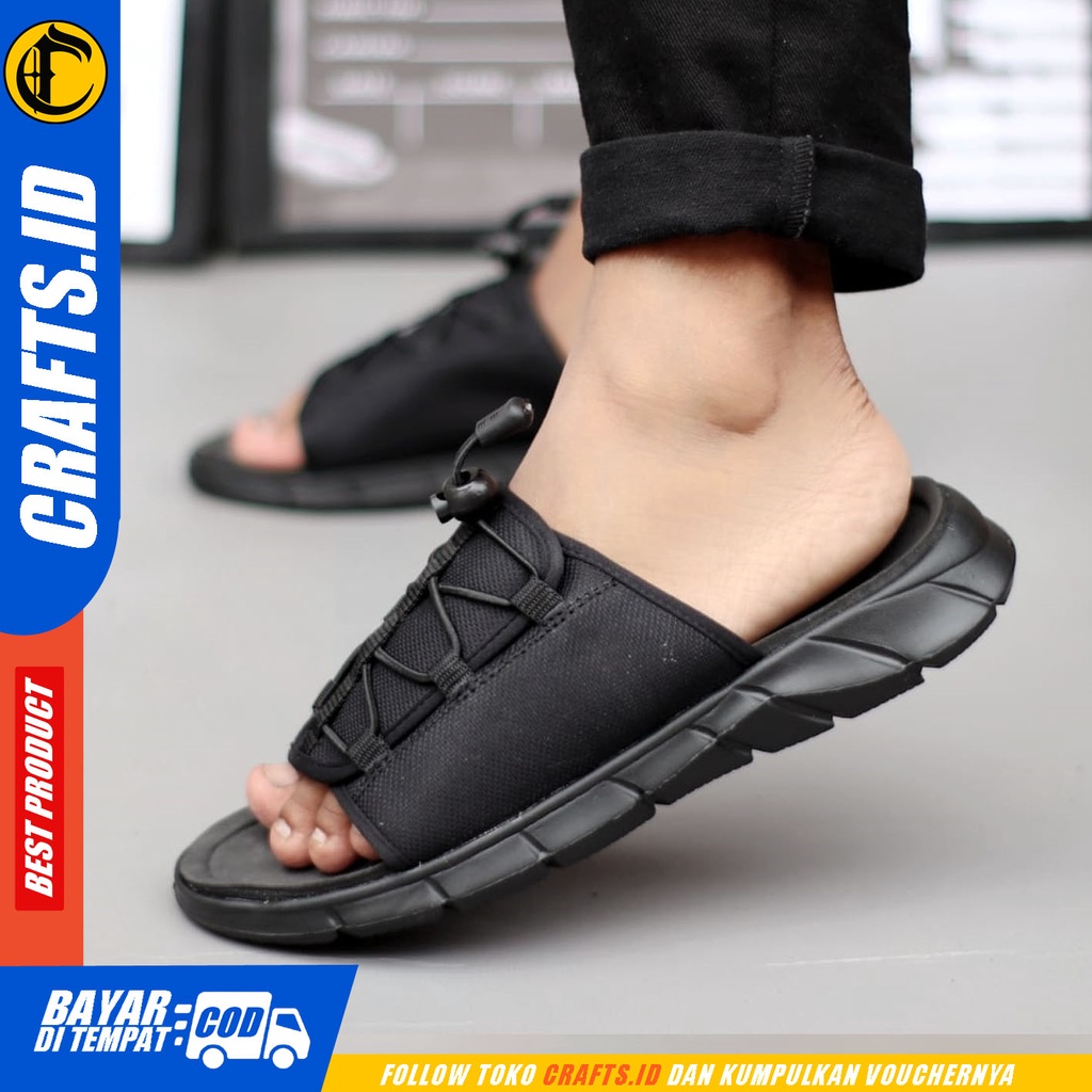 Sandal Slide Pria Sendal Casual Travelling Distro Crafts Durant