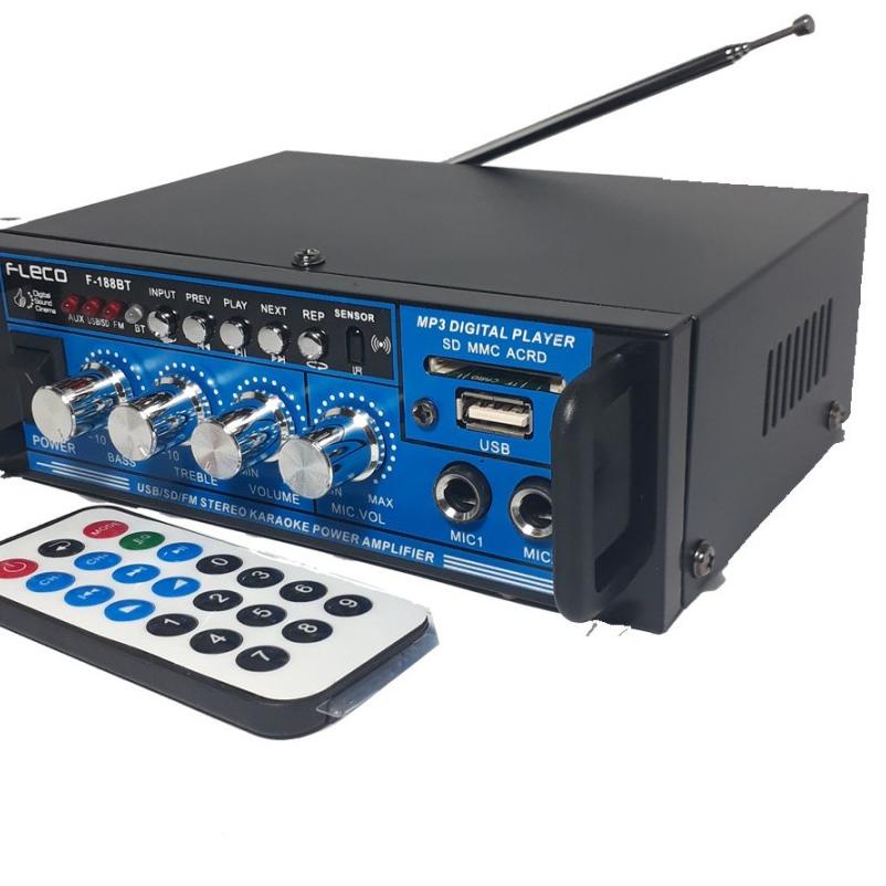 ❄ POWER AMPLIFIER BLUETOOTH F-188BT/AMPLIFIER SALON AKTIF F 188BT/POWER AMPLIFIER & MIXER /AMPLI FLE