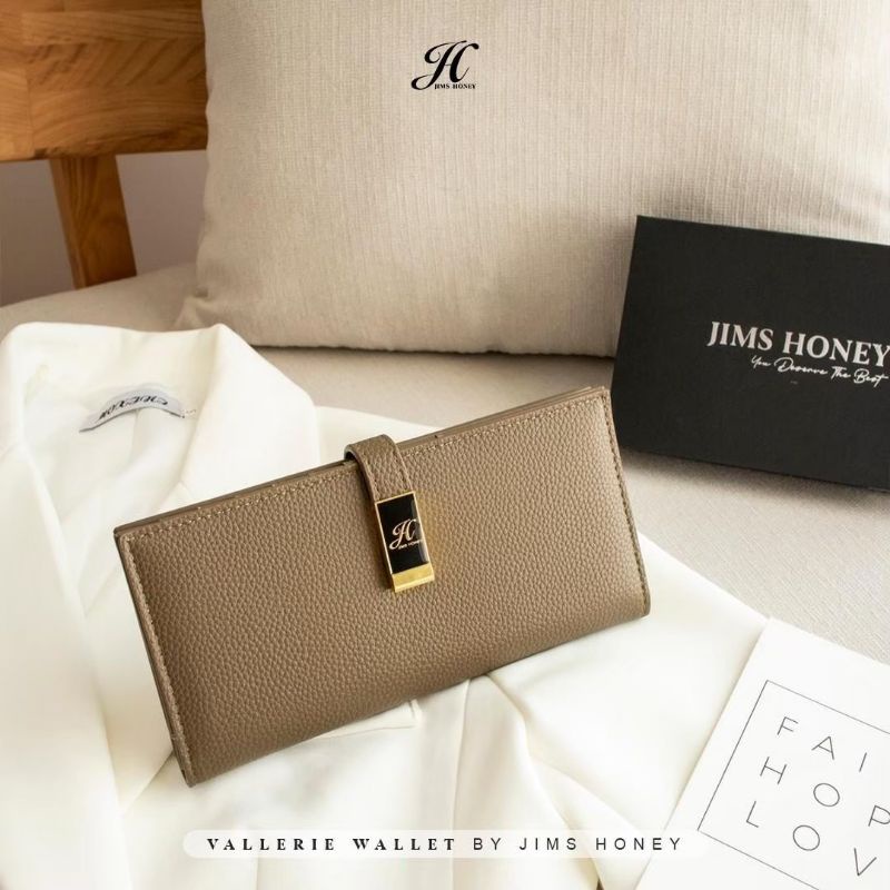 JIMSHONEY JH VALLERIE WALLET dompet lipat panjang wanita, dompet kartu panjang