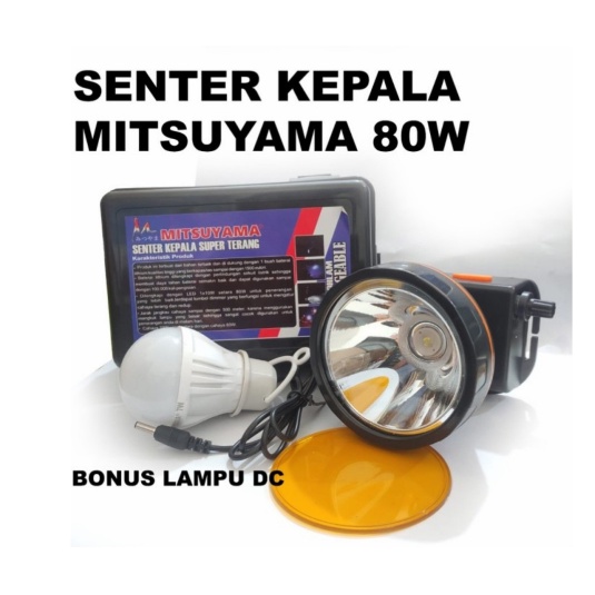 Senter Kepala Mitsuyama MS-182P 80 Watt LED Dimmer