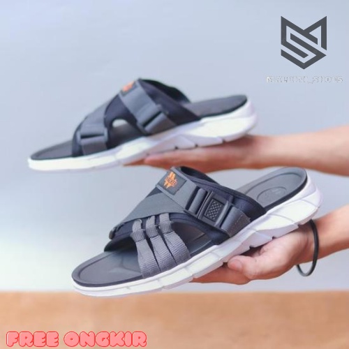 SANUR - Sandal Slide Pria Walker Original Sendal Slop Pria Casual Keninian Trendy Handmade