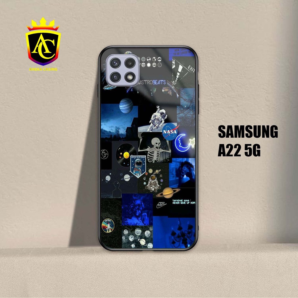 Case Samsung A22 5G Casing Samsung A22 5G Aneka Case [NASA] Case Glossy Case Aesthetic Custom Case A