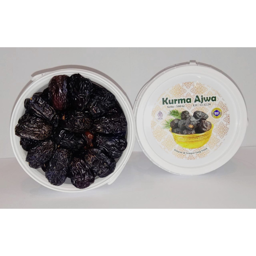 

kurma ajwa premium kurma nabi 500gr exp 12.12,2024