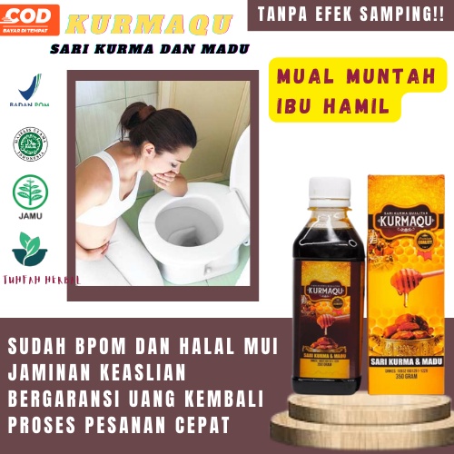 Obat Mual Ibu Hamil Muntah Ibu Hamil Mual Lambung Mual Hamil Mual dan Pusing Kurmaqu Original BPOM D