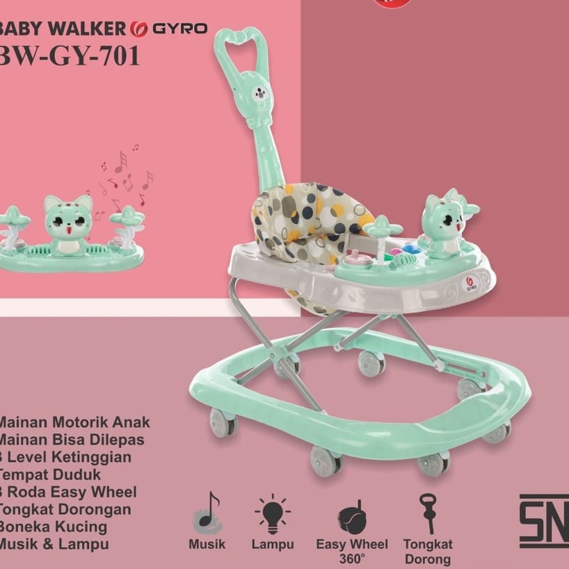 BABY WALKER GYRO CAT GY-701