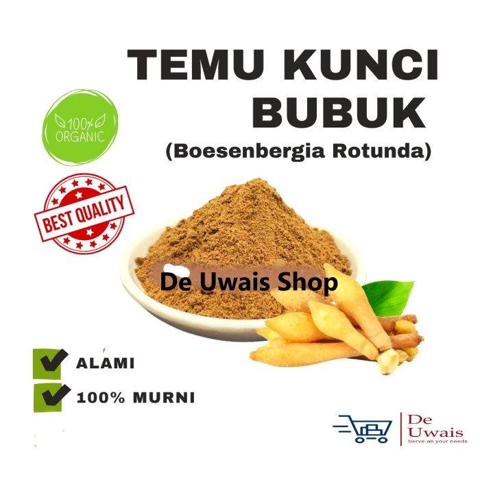 

Temu Kunci Bubuk Langsung Seduh/Bahan Jamu Herbal Obat Batuk dan Maag