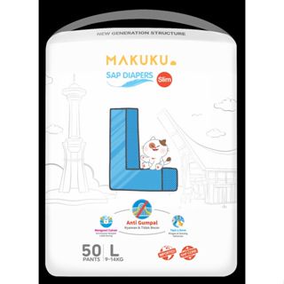 Makuku Air Diapers Slim Pants M52/L50/XL48