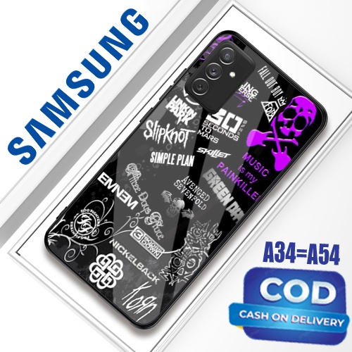 [GC02] Softcase Glass Kaca terbaru For  Samsung Galaxy  A34 5G - A54 5G 2023  [CAMERA PROTECT] Terbaru trendy  - kesing hp samsung A34 - softcase samsung  A54 - softcase hp samsung A34- silikon samsung  A54 - kesing hp murah - kesing hp samsung - case