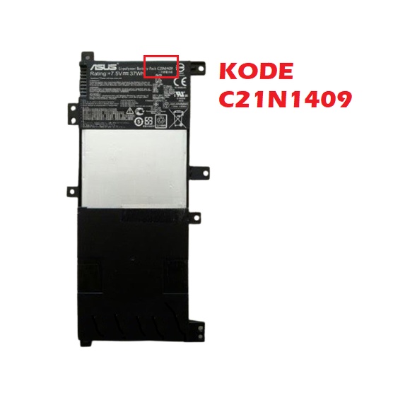 ORIGINAL BATERAI ASUS A455 X455 A455L A455LN X455L X455LA X455LD A455LA KODE C21N1409 C21N1401 GARANSI