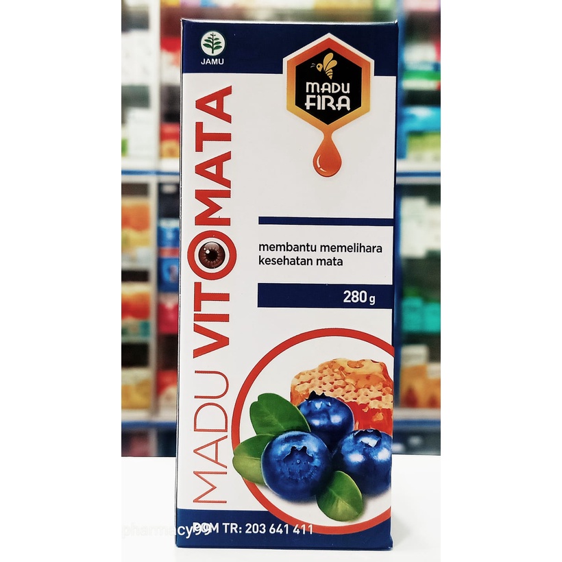 Madu Vitomata 280gr - Obat Herbal Mata Minus Mata Merah Berair katarak Glukoma