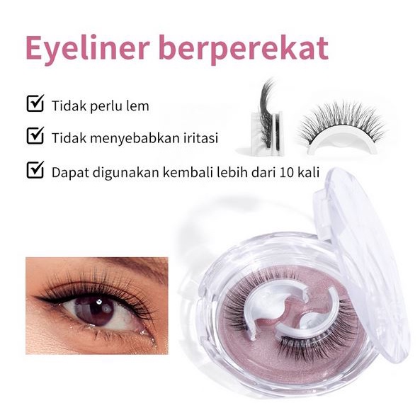 Bulu Mata Palsu Magnet Magic 3D Tanpa Lem Reusable Self Adehsive Eyelash Extention Magnetic