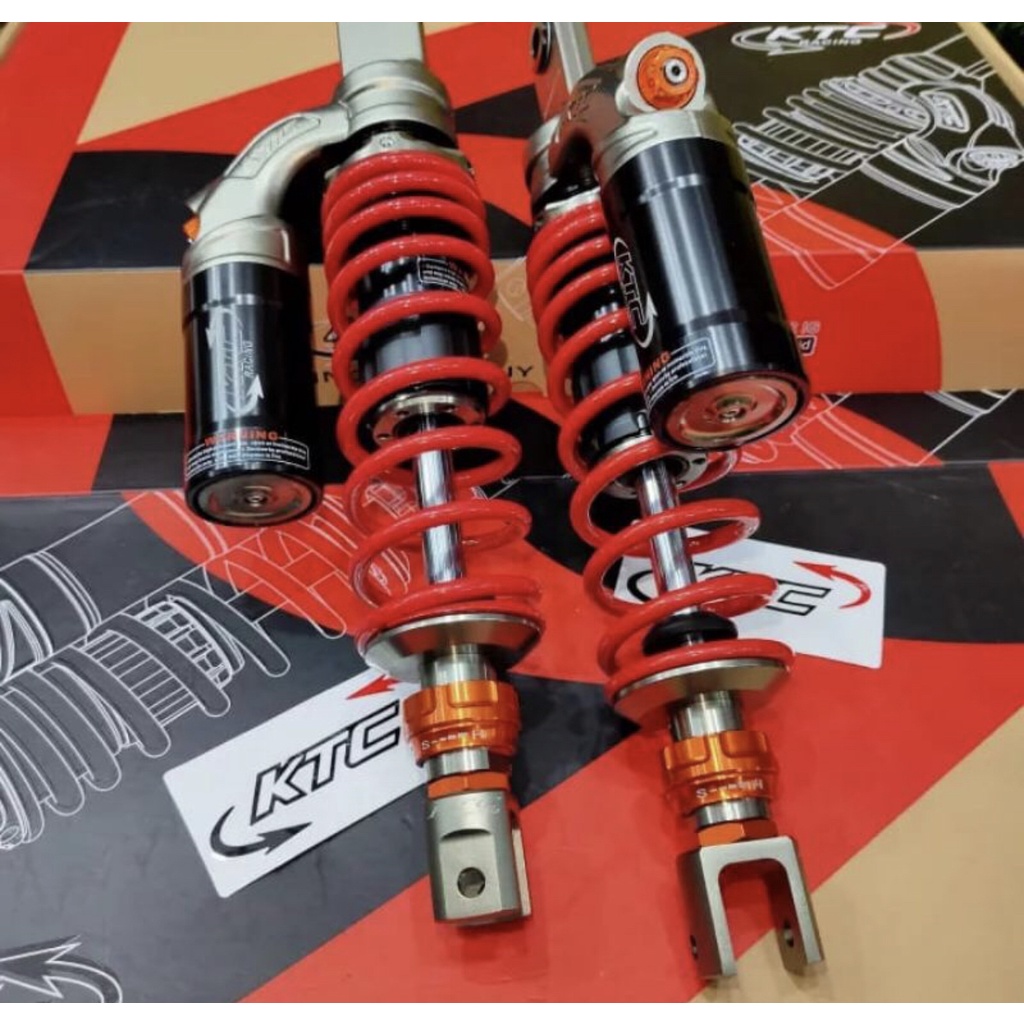 Shock Belakang Shock Ktc Racing Evo Rx king,Supra,Jupiter,Revo 280mm/320mm/340mm