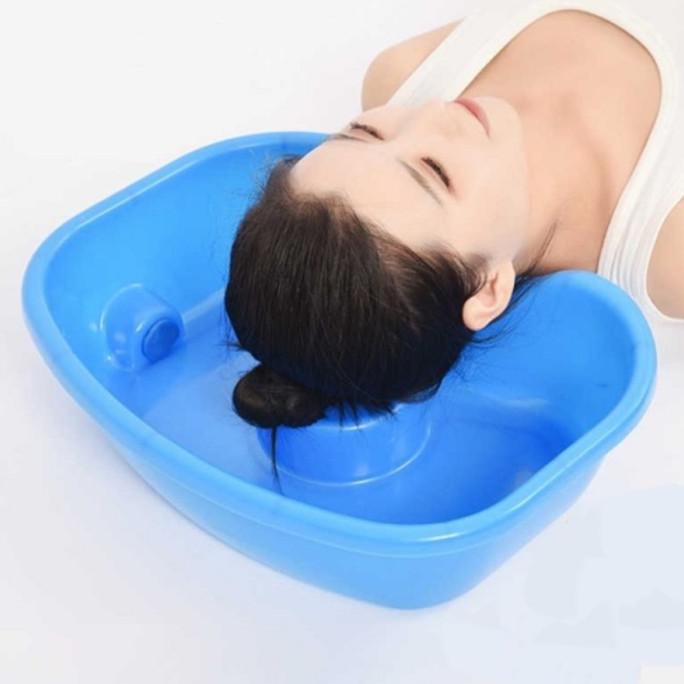 tempat keramas orang sakit lansia baskom cuci rambut lansia kasur