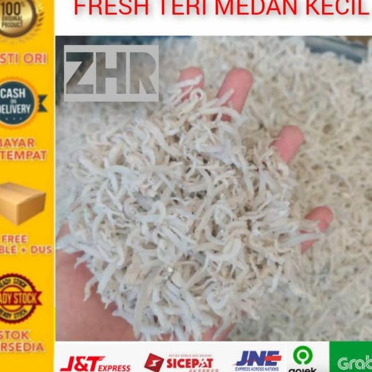 

✦ Ikan asin teri nasi medan size,kecil-1kg - ZHR ♘