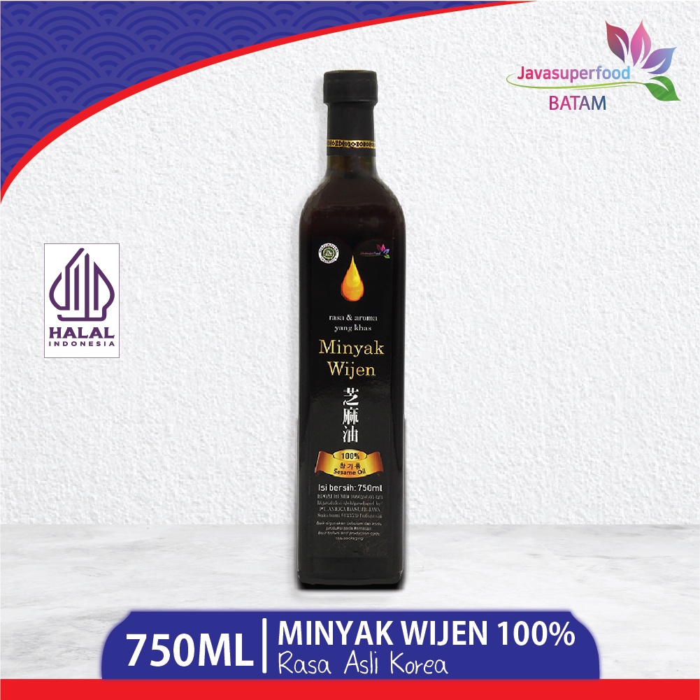

Minyak Wijen 100% 750 ML / SESAME OIL KOREA [BTM]