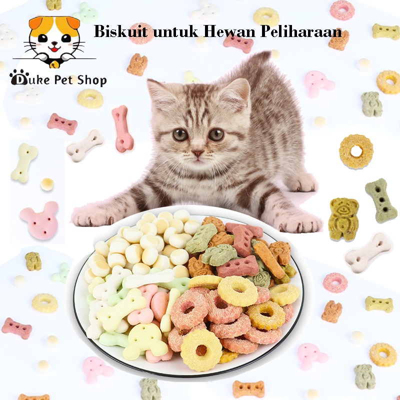 Biskuit Kucing Cemilan Anjing Puppy Snack Hewan Peliharaan Pembersih Gigi Molar Deodoran 100G